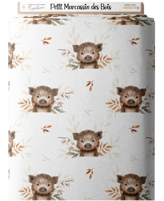 Tissu coton imprimé pour...