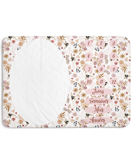 Tapis étape fleurs sauvages...