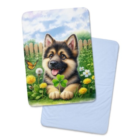 Coupon couverture Petit Berger – Oeko-Tex – 75x100, 100x150 ou 150x200 cm – couture facile, cadeau naissance