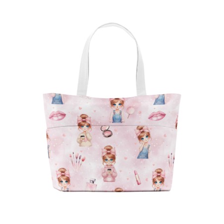 Tissu coton imprimé pour enfants Girly Rose - Certifié Oeko-Tex®