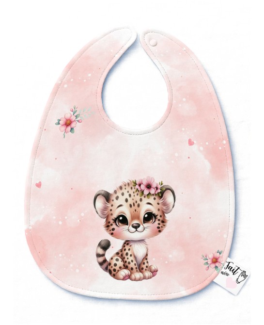 Panneau Bavoir Bébé Guépard...