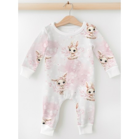 Tissu "Lapin danseuse rose" – Motif Lapin- Certifié Oeko-Tex®