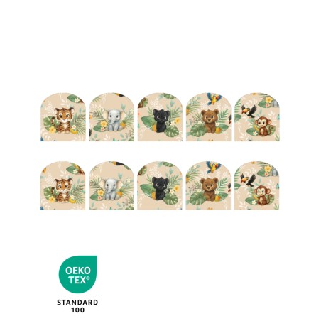 Coupon pour 5 Gants de toilette pour bébé à réaliser soi-même Le Livre De La Jungle Coton Oeko-Tex