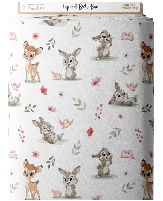 Tissu coton imprimé pour...