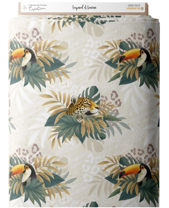 Tissu coton imprimé pour...