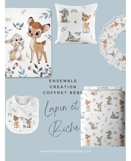 Ensemble Lapin et Biche...