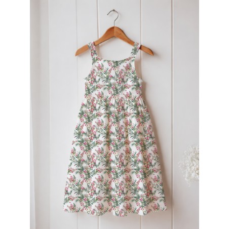 Tissu coton imprimé Fleurs Bloomie – Eglantine Sauvage - Certifié Oeko-Tex®