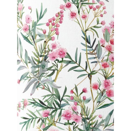 Tissu coton imprimé Fleurs Bloomie – Eglantine Sauvage - Certifié Oeko-Tex®