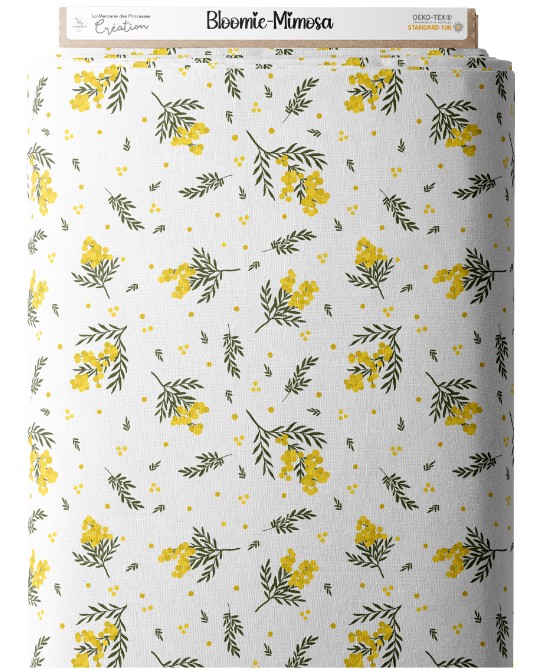 Tissu coton imprimé Fleurs...