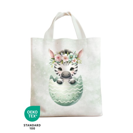 Panneau à coudre - Sac de Pâques Enfant - Zébre - Oeko-Tex®