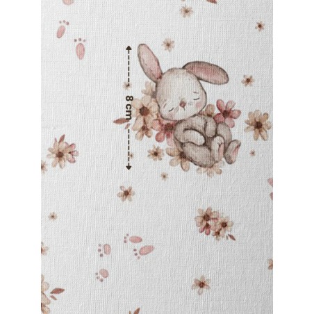 Tissu coton imprimé pour enfants Baby Bunny - Certifié Oeko-Tex®