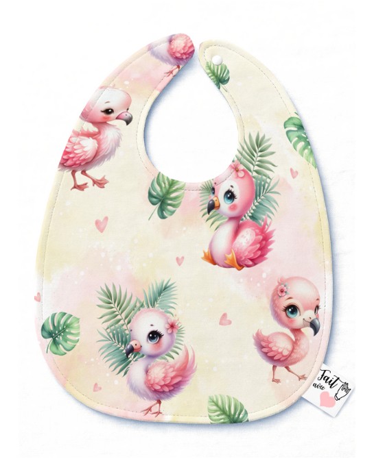 Panneau Bavoir Flamingo –...