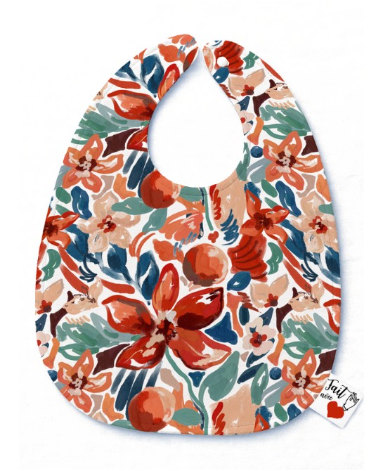 Panneau Bavoir Fleurs...