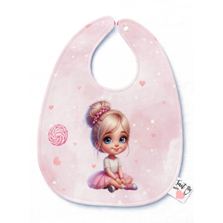 Panneau Bavoir Lollipop – pour Bavoir Bébé 3 à 12 mois – Tissu coton Oeko-Tex® a réaliser soi-même