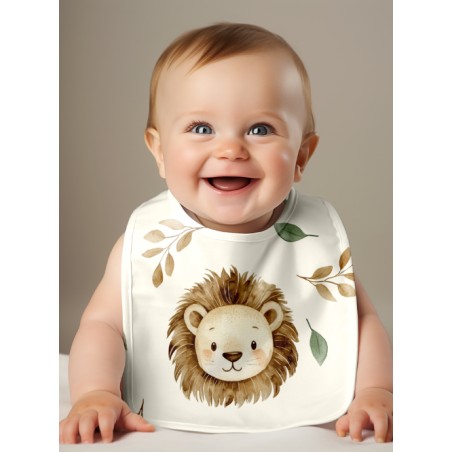 Panneau Bavoir Roar – pour Bavoir Bébé 3 à 12 mois – Tissu coton Oeko-Tex® a réaliser soi-même