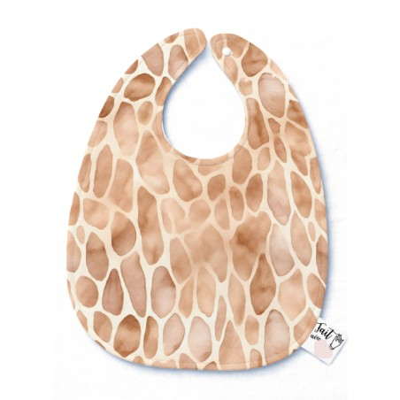 Panneau Bavoir Peau De Girafe– pour Bavoir Bébé 3 à 12 mois – Tissu coton Oeko-Tex® a réaliser soi-même