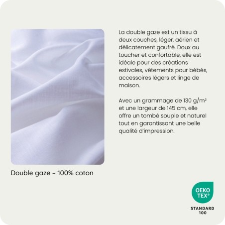 Impression de tissu personnalisé – Votre motif sur la matière de votre choix