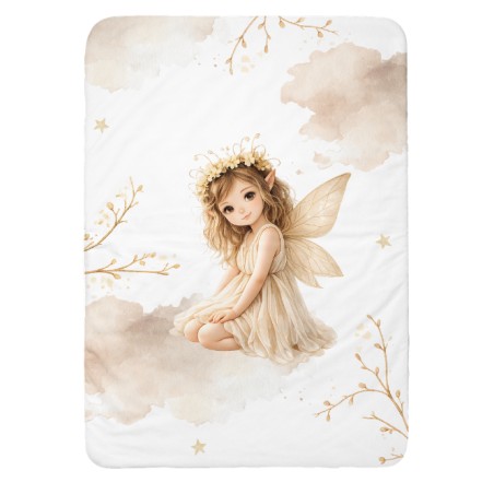 Coupon couverture Poudre De Fée – Oeko-Tex – 75x100, 100x150 ou 150x200 cm – couture facile, cadeau naissance