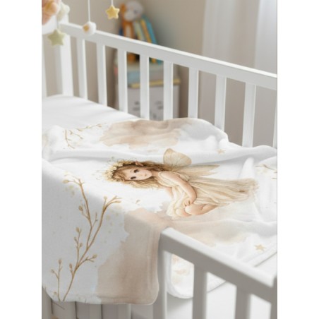 Coupon couverture Poudre De Fée – Oeko-Tex – 75x100, 100x150 ou 150x200 cm – couture facile, cadeau naissance