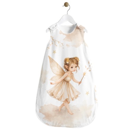 Coupon gigoteuse Poudre De Fée – tissu coton Oeko-Tex – kit couture facile, cadeau naissance, couture DIY