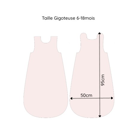 Coupon gigoteuse Lapin et oiseau – tissu coton Oeko-Tex – kit couture facile, cadeau naissance, couture DIY