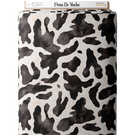 Tissu coton imprimé pour enfants Peau De Vache  - Certifié Oeko-Tex®