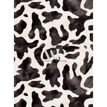 Tissu coton imprimé pour enfants Peau De Vache  - Certifié Oeko-Tex®