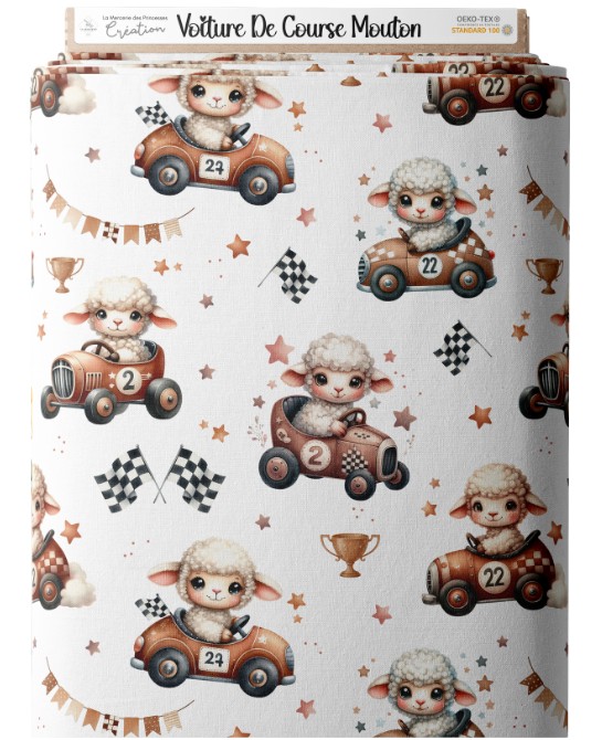 Tissu coton “Voiture de...