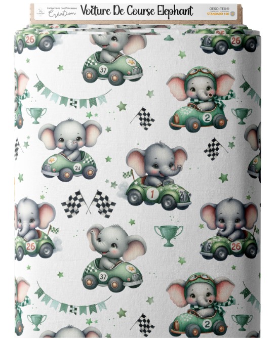 Tissu coton “Voiture de...