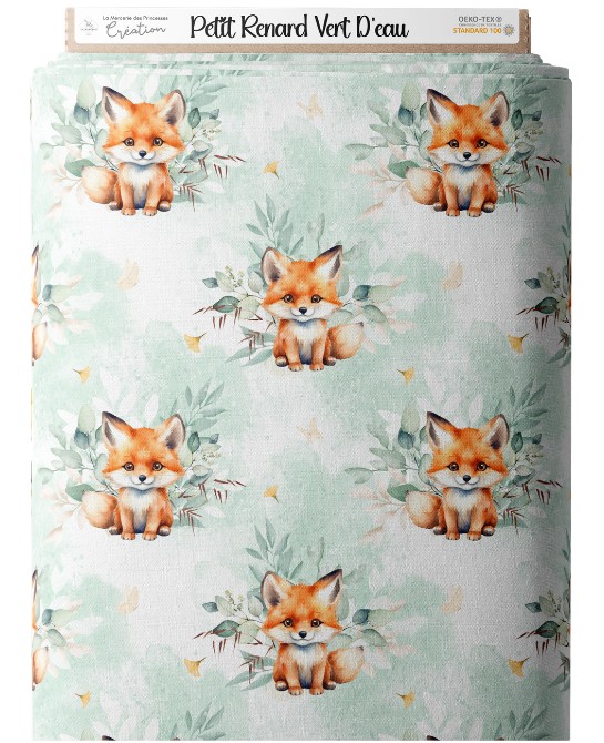 Tissu imprimé “Petit Renard...