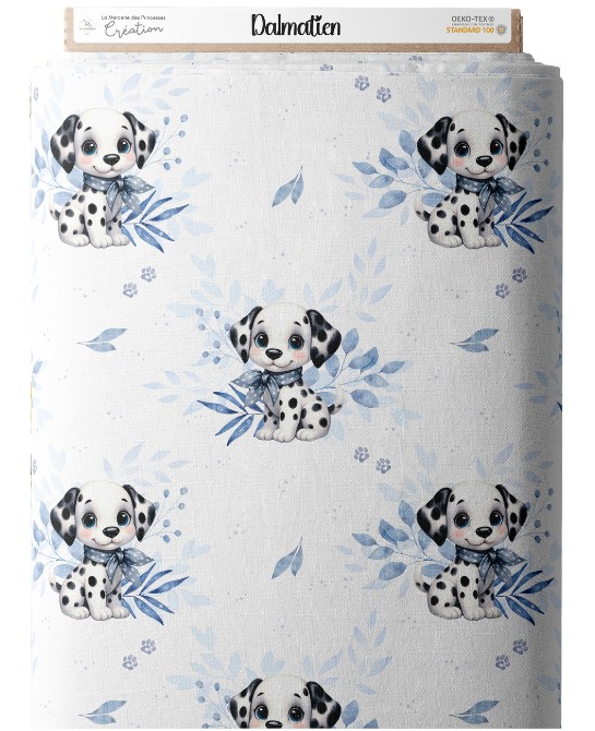 Tissu imprimé “Dalmatien” –...