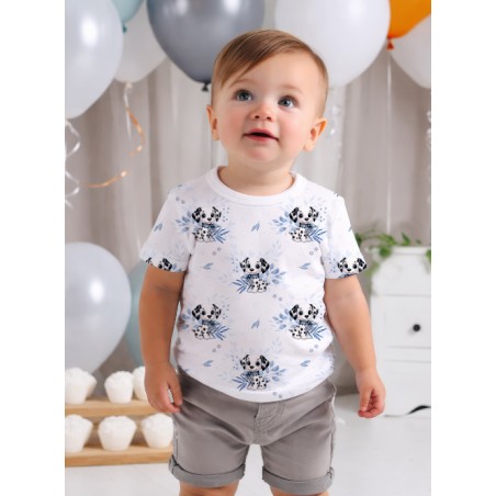 Tissu imprimé “Dalmatien” – aquarelle - Certifié Oeko-Tex®