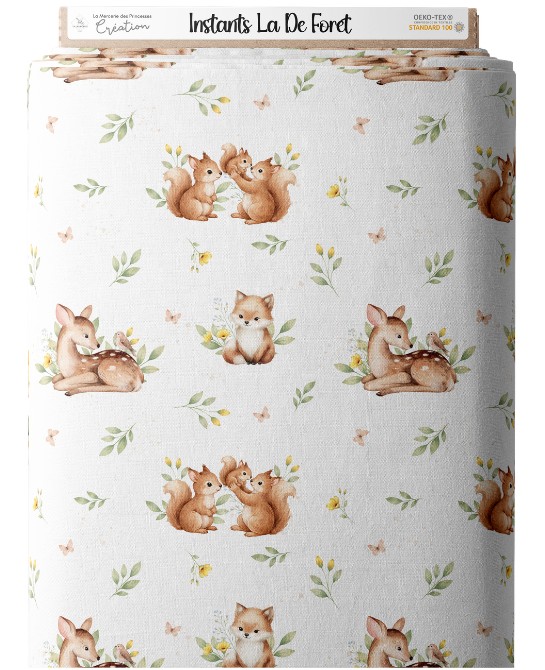 Tissu imprimé “Instants De...