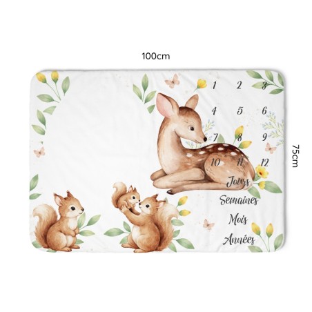 Tapis étape instant de la forêt