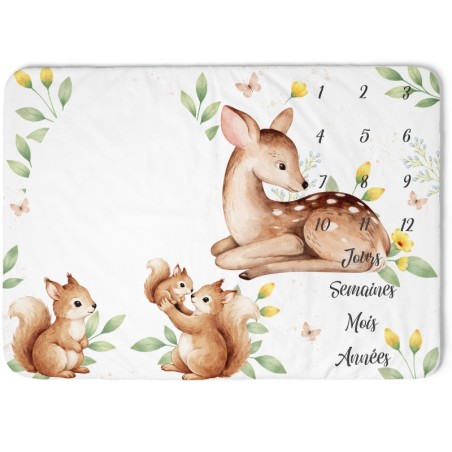 Tapis étape instant de la forêt