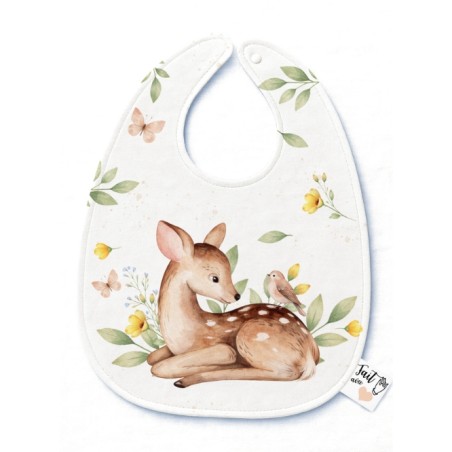 Panneau Bavoir Instants de la Forêt – pour Bavoir Bébé 3 à 12 mois – Tissu coton Oeko-Tex® a réaliser soi-même