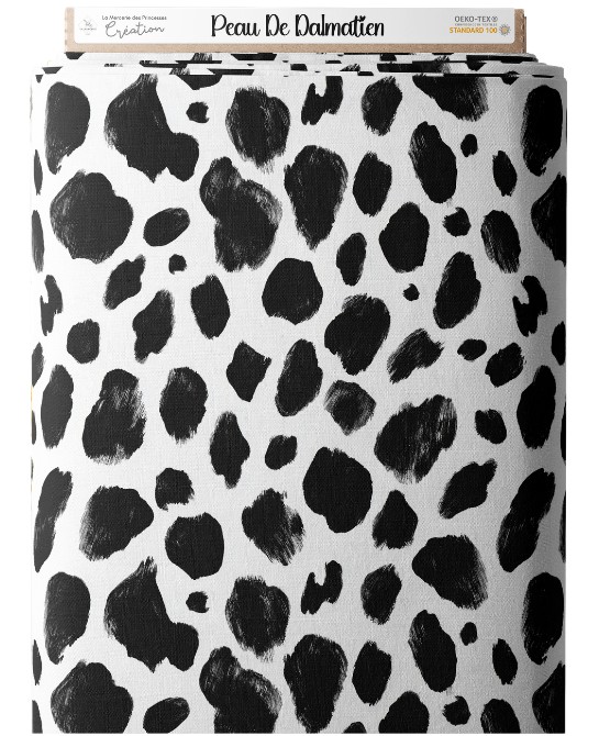 Tissu coton imprimé Peau De...