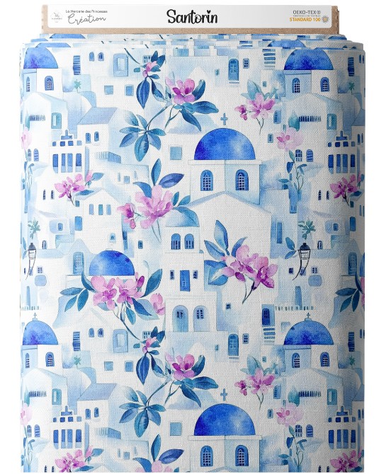 Tissu imprimé  - motif...