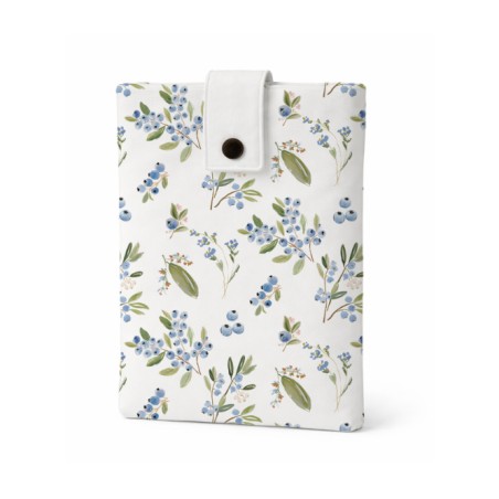 Tissu coton imprimé fruit Blueberry- Certifié Oeko-Tex®