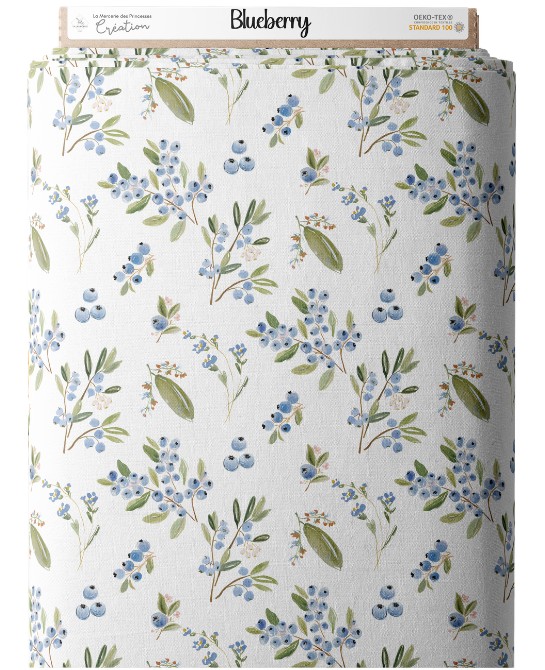 Tissu coton imprimé fruit...