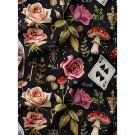 Tissu coton imprimé Wonderland  - Certifié Oeko-Tex®