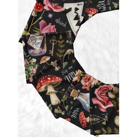 Panneau à coudre pour lingettes lavables – motif Wonderland