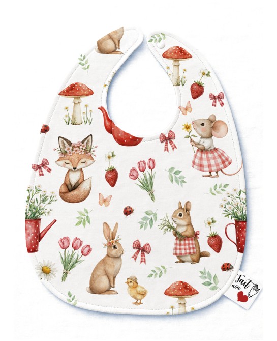 Panneau Bavoir Bébé Spring...
