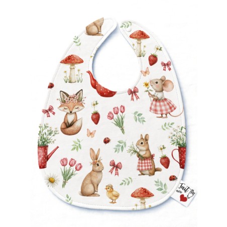 Panneau Bavoir Bébé Spring Fairy – pour Bavoir Bébé 3 à 12 mois – Tissu coton Oeko-Tex® a réaliser soi-même