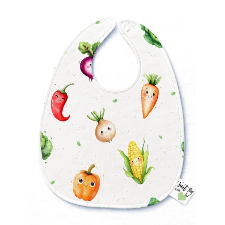 Panneau Bavoir Bébé Légumes – pour Bavoir Bébé 3 à 12 mois – Tissu coton Oeko-Tex® a réaliser soi-même