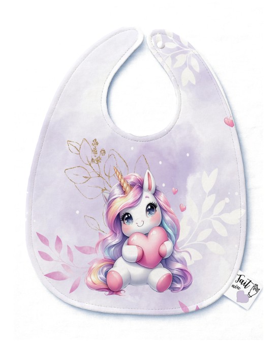 Panneau Bavoir Bébé Licorne...