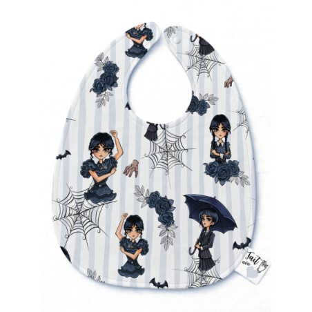 Panneau Bavoir Bébé Mercredi – pour Bavoir Bébé 3 à 12 mois – Tissu coton Oeko-Tex® a réaliser soi-même
