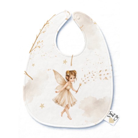 Panneau Bavoir Bébé Poudre De Fée – pour Bavoir Bébé 3 à 12 mois – Tissu coton Oeko-Tex® a réaliser soi-même
