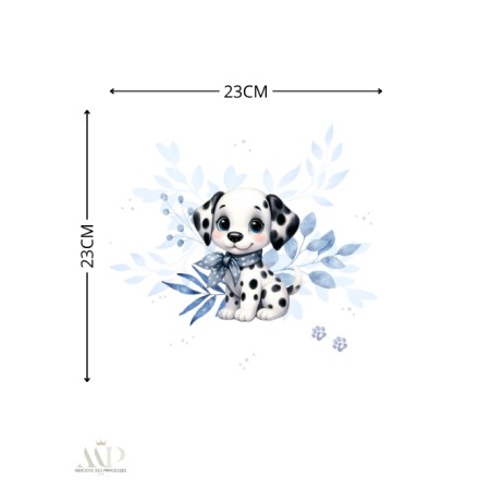 Carré Doudou à Coudre Dalmatien – Panneau Couture Doudou Enfant, Tissu Oeko-Tex