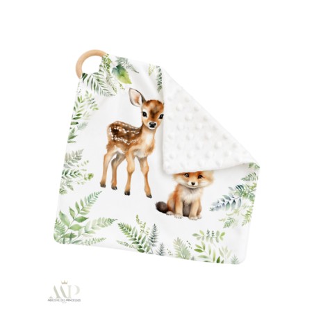 Carré Doudou à Coudre Merveilles De La Forêt – Panneau Couture Doudou Enfant, Tissu Oeko-Tex